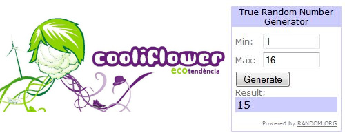 Sorteo Cooliflower ganadores